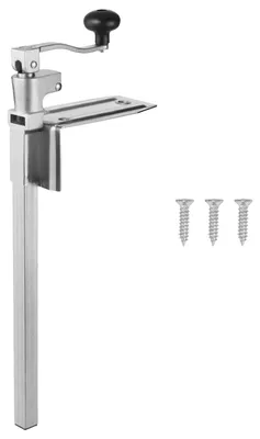 Image de Ouvre-boîtes manuel SucceBuy pour boîtes jusqu'à 30 cm de hauteur, ouvre-boîtes réglable en hauteur avec vis, ouvre-boîtes en acier robuste pour les restaurants et les hôtels