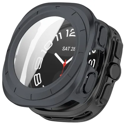 Produktbild von Smartwatch Hülle + H9 Glas TPU Silikon Samsung Galaxy Watch Ultra 2 2026 47mm