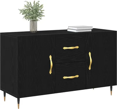 Zdjęcie produktu dla vidaXL Kredens o wyglądzie czarnego dębu 100 x 36 x 60 cm materiał drewnopochodny