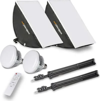 Productafbeelding van Walimex Pro LED, 60 W, LED, 50.000 uur, Koelwit, Warmwit, Wit, 3000 K, 6000 K