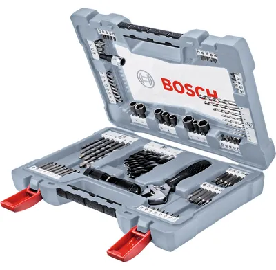 Zdjęcie produktu dla Bosch Premium X-Line, Wiertarka, Zestaw wierteł, Beton, Metal, Drewno, Trzpień cylindryczny, 3 - 10 mm, 2 - 6 mm