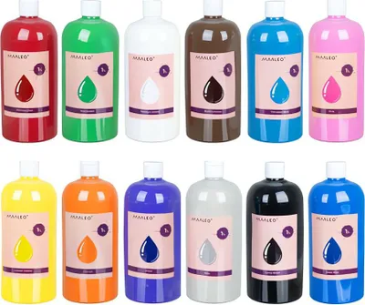 Image de Maaleo 26345 Peinture pour affiches 12 x 1000ml