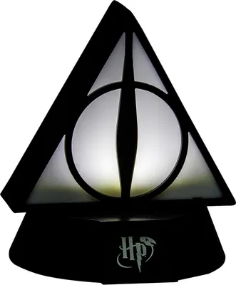 Image de Paladone Products Harry Potter 3D Icon Lampe Deathly Hallows 10 cm PP5955HP