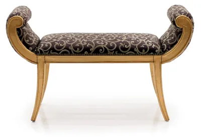 Produktbild von Hocker Polsterhocker Fuß Ablage Möbel Wohnen Sitzbänke Sitz Textil Klassisch
