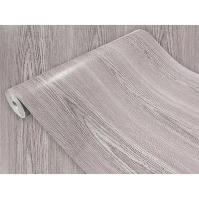 Produktbild von Klebefolie nach Maß von DecoMeister – Selbstklebende Möbelfolie – Küchenfolie in Holzoptik – Steinoptik – Uni Farbe – Designfolie – 45x25 cm Graue Eiche