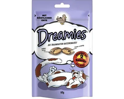Obrázok produktu pre Dreamies 5998749116500, Snack, Mačka, Dospelý, Kačka, 60 g