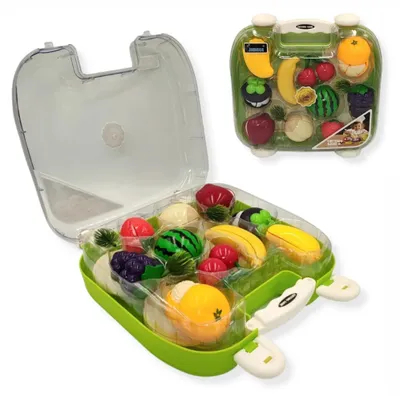 Imagen del producto de Juego de cuchillos para cortar verduras y frutas, 18 piezas, en estuche - Jinkee 3+