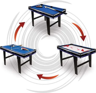 Produktbild von Carromco Multifunktionstisch Galaxy-XL 3In1 Multigame Billardtisch Hockeytisch & Tischtennis Multi Spieltisch inkl. Zubehör