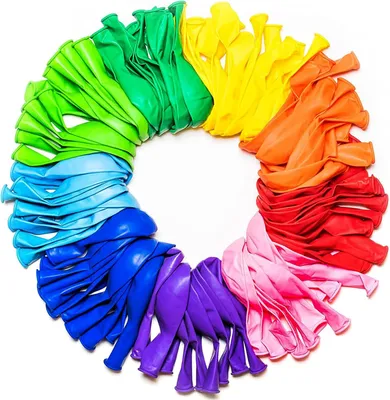 Produktbild von Geburtstagsballons, 100 bunte aufblasbare Ballons, Helium für Ballons, Ballons für Karneval, Party, Dekoration