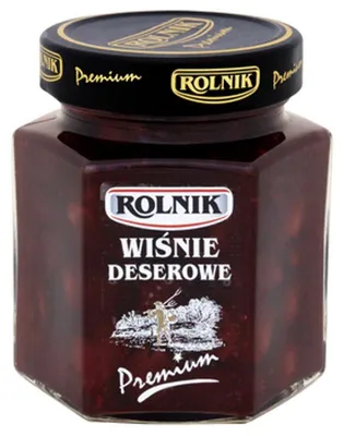 Zdjęcie produktu dla Rolnik Wiśnie Deserowe Lekki Syrop 320 g