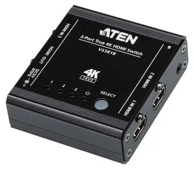 Produktbild von ATEN VS381B HDMI Switch mit 3 Ports True 4K