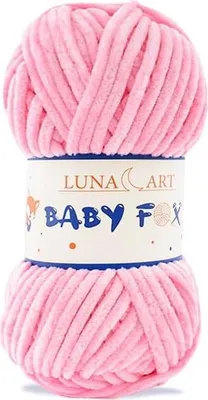 Obrázek produktu pro Luna Art Baby Fox Wool 100-05 Středně růžová, 100% polyester, měkká a jemná