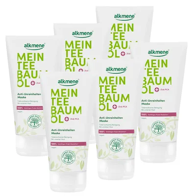 Produktbild von Alkmene Teebaumöl Maske 6er Pack