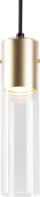 Productafbeelding van Ricky 1xGU10, gouden, transparante hanglamp