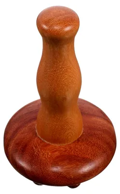 Produktbild von Holz-Massagegerät für Bauch- und Ganzkörpermassage mit Mehrfachzahnstruktur