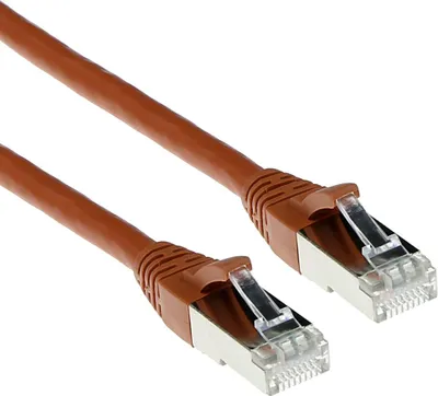 Obrázok produktu pre ACT FB2210, 10 m, Cat6a, S/FTP (S-STP), RJ-45, RJ-45, Hnedá