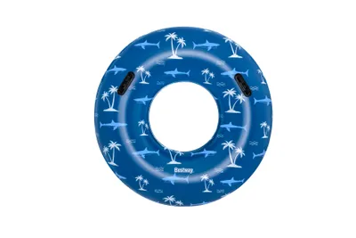Image de Bestway 36353 Roue de natation avec poignées Bleu 1.19m