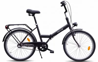 Produktbild von Dallas Bike Klapprad - 24 Zoll - Schwarz - Stahlrahmen M 17" - Shimano Nexus 3-Gang