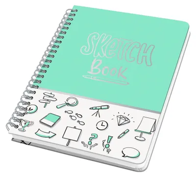 Obrázek produktu pro sigel JN698 sigel spirálový zápisník Jolie "SKETCH Book", DIN A5, mentolový