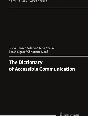 Produktbild von The Dictionary of Accessible Communication