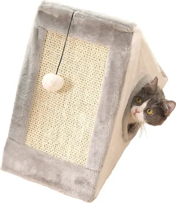 PawHut Katzenlaufrad Aus Holz – Mit Bremse, Für Aktive Stubentiger (95x89x35,5 Cm)