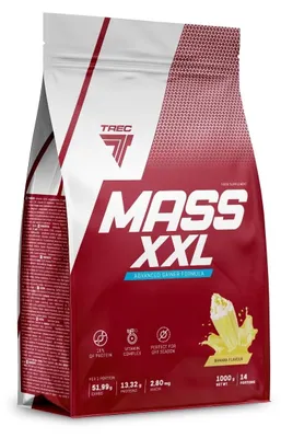 Produktbild von Trec Mass XXL Gainer 1000g/3000g/4800g – Hochkalorischer Masse-Shake – Schokolade (3000 g)