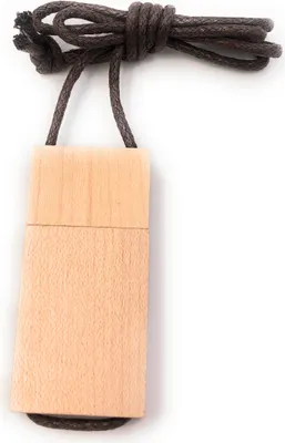 Produktbild von Onwomania Holz Kette aus echtem Holz  Funny USB Stick 32 GB USB 2.0