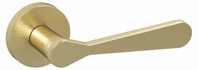 Produktbild von Nomet ALVA Türgriff mattes Gold runde Rosette
