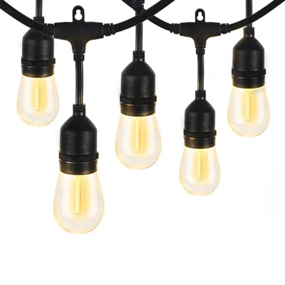 Produktbild von LED Lichterkette 10m Glühbirne outdoor verkettbar wasserdicht 2200K innen