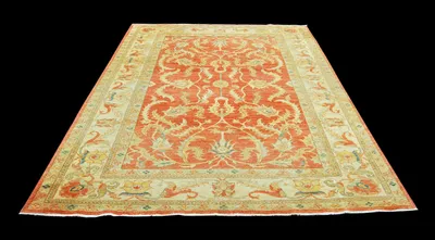 Produktbild von Handgeknüpfter Ziegler-Teppich / afghanischer oder pakistanischer Herkunft, ca. 255x200 cm