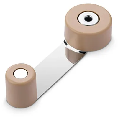 Image de Butée De Porte Rotative Inofix Rétention Rotative Métallique Beige (lot De 5) - Inofix