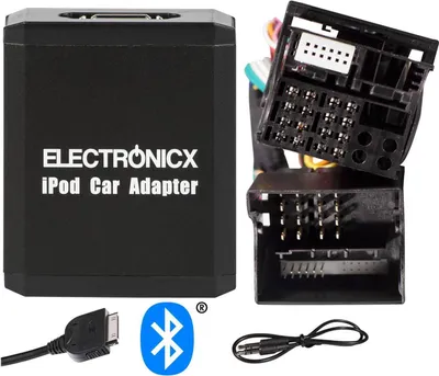 Produktbild von Adapter Bluetooth iPhone iPad iPod AUX Ford 12 + 40 Pin ▶ Auto Radio Adapter iPhone iPad iPod  Versand DE