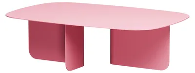 Image de Table basse LIVIA au design élégant – plaque d'acier de haute qualité | Pink Lemonade | Metallbude