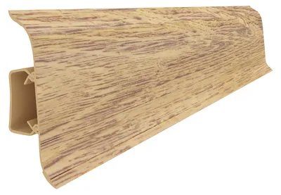 Produktbild von VILO - Sockelleiste - LP SMART FLEX 2,5M C - PVC Wasserfest Kabelkanal - 250x5,5x2 cm - mocca eiche