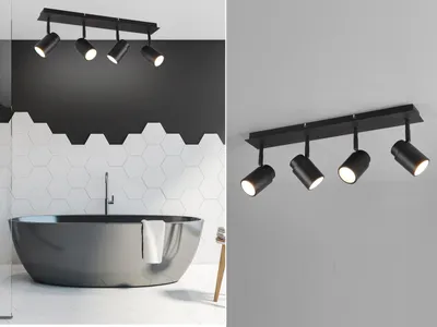Immagine prodotto di ANGELO lampada da soffitto per bagno nera Trio 880400432