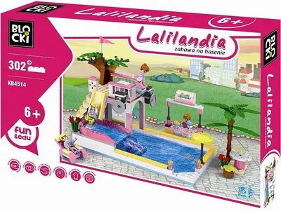 Produktbild von Blocki Lalilandia Pool-Spaß Konstruktionsspielzeug 302 Teile