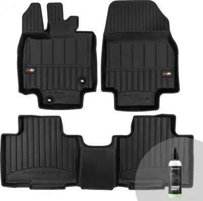 Produktbild von FROGUM ProLine 3D Gummimatten Exklusiven Auto Fußmatten Autofussmatten für Toyota Highlander IV ab 2019