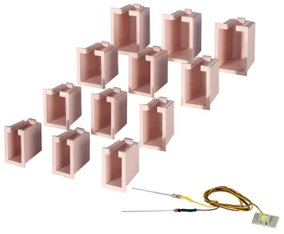 Produktbild von Viessmann 6005 - Hausbeleuchtungs-Startset, 12 Boxen, - Neu