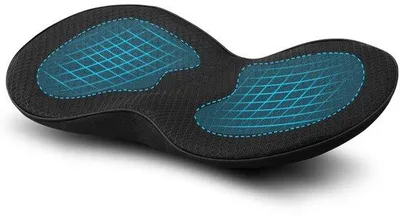 Zdjęcie produktu dla Poduszka ergonomiczna Unyqoos® wykonana z pianki memory – zapewnia odciążenie kości ogonowej, pleców i bioder, oddychająca, zdejmowana i zmywalna obudowa z siatki, idealna do biura, samochodu i podróży