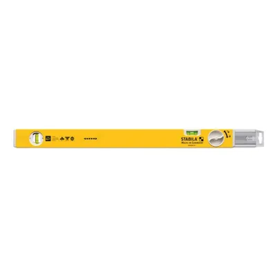 Obrázek produktu pro Stabila 80 T, Bublinková vodováha, 0,63 m, Žlutá, 0,5 mm/m, Hliník