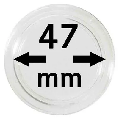 Produktbild von Lindner 2251047 Münzkapseln 47 mm-100er Pack