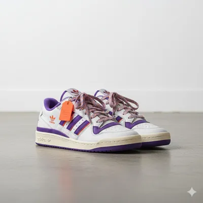 Zdjęcie produktu dla adidas Forum Low CL "Shadow Purple/Solar Orange"roz.45