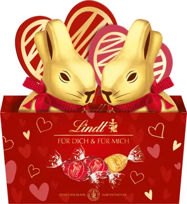 Immagine prodotto di Coniglietto Lindt nel nido Cuore con ripieni dal gusto delicato 195 g