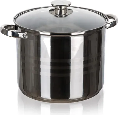 Obrázok produktu pre LIVING hrniec z nehrdzavejúcej ocele 26 cm so sklenenou pokrievkou 11,1 l