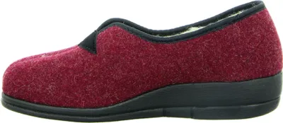 Produktbild von Fischer Markenschuhe Hausschuhe dunkelrot in Gr. 39