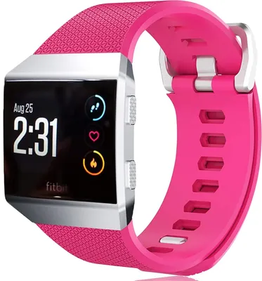 Produktbild von Strap-it® Fitbit Ionic Silikonarmband (Pink) - Große: S/M