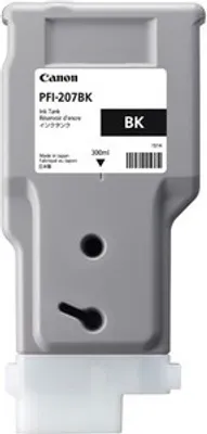Produktbild von Canon PFI-207 BK, Schwarz, Tinte auf Pigmentbasis, 1 Stück(e)