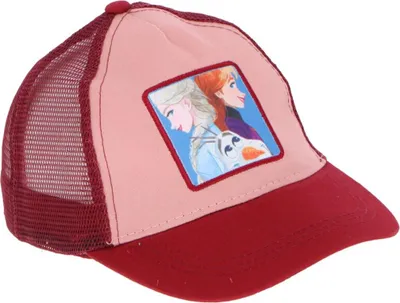 Produktbild von Disney Frozen Cap Kinder Kappe mit Elsa & Anna Motiv Rosa