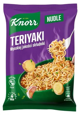 Zdjęcie produktu dla Knorr Nudle Teriyaki z Sosem 65 g