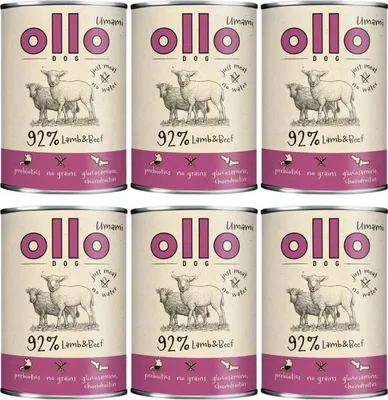 Produktbild von OLLO Umami Lamb and beef - Nassfutter für Hunde - 850g